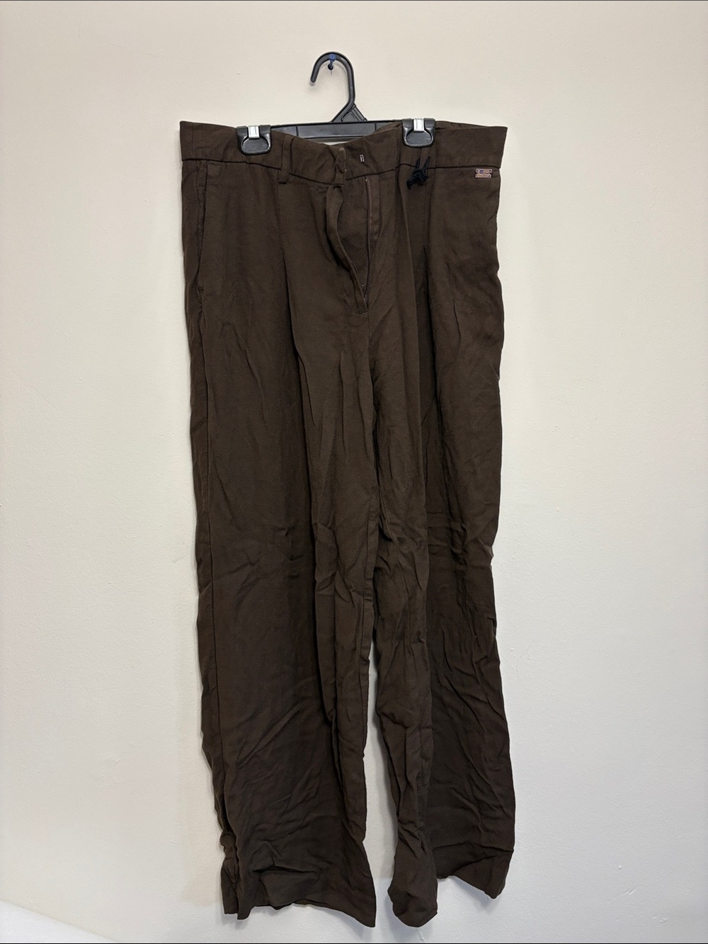 Women’s Brown Linen Dress Pantd